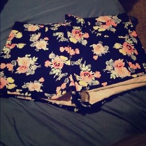 Flower shorts. No tags but never been worn